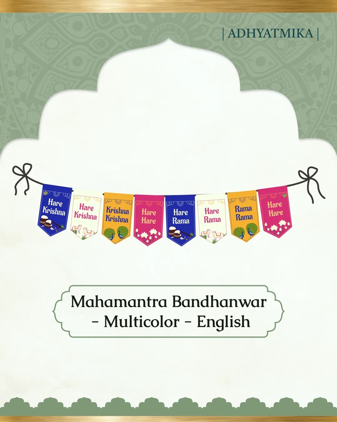Multicolor Mahamantra Bandhanwar