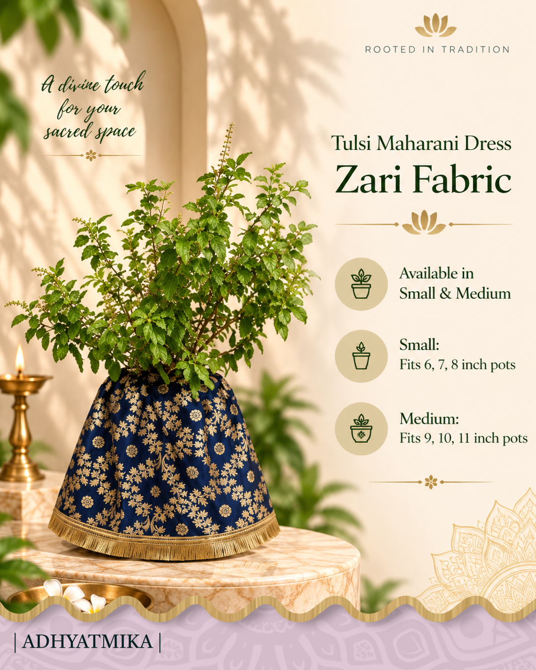 Tulsi Maharani Dress - Zari Collection (Design 4)